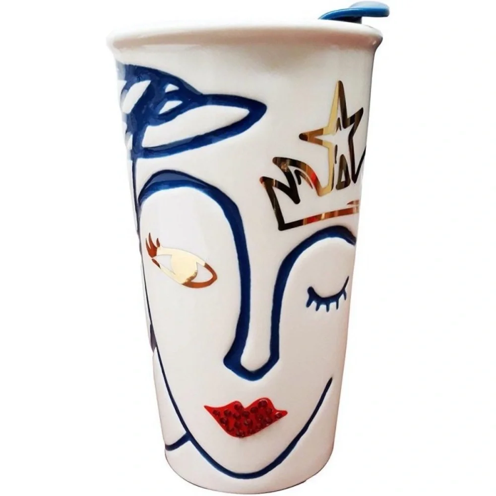 Starbucks Anniversary Collection Crystal Lips Mug